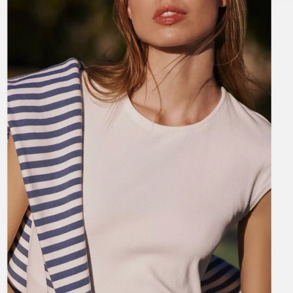 Brand New Daily Practice by Anthropologie Short-Sleeve Asymmetrical Midi Dress - Picture 4 of 8